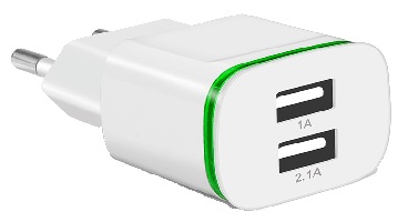 CinkeyPro-EU-Plug-2-Ports-LED-Light-USB-Charger-5V-2A-Wall-Adapter-Mobile-Phone-Micro